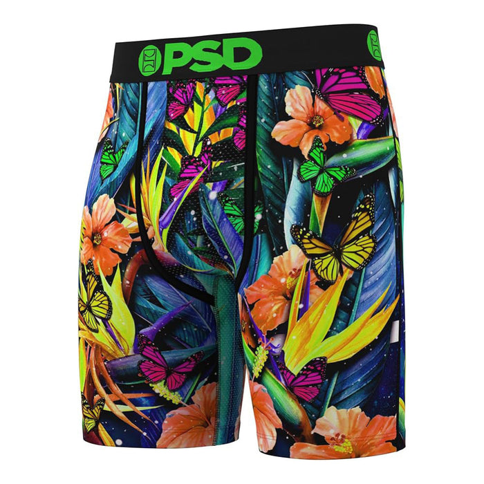 PSD Men's Multicolor Cosmic Jungle Boxer Briefs Small Underwear - 425180041-MUL-S