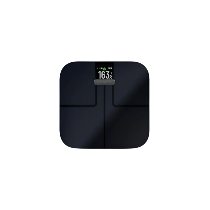 Garmin Index S2 Black Smart Scale With Wireless Connectivity Measure Body Fat Muscle Bone Mass Body Water% And More - 010-02294-02