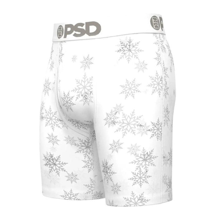 PSD Men's Multicolor Snowflake Modal Boxer Briefs Large Underwear - 424180074-MUL-L