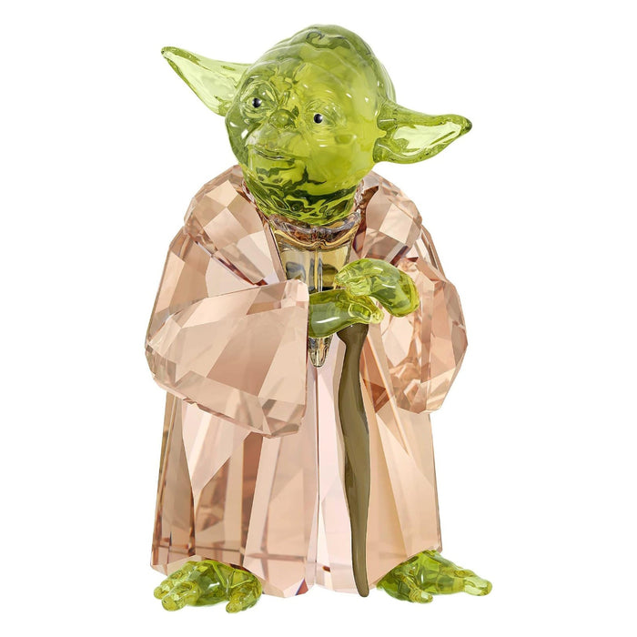 Swarovski Unisex Green And Brown Crystals Star Wars Master Yoda Crystal Figurine - 5755884