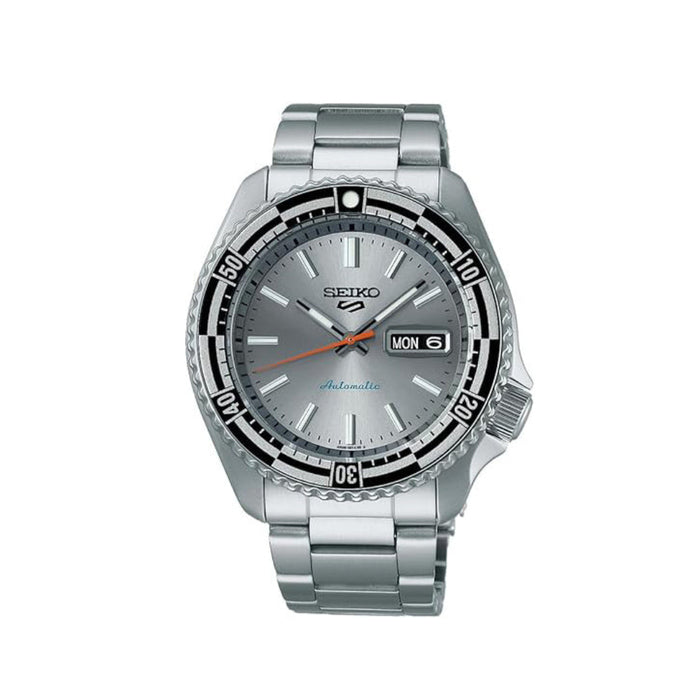 Seiko Special Edition Men's Silver Dial Silver Stainless Steel Band Analog Automatic 5 Sports Watch - SRPK09