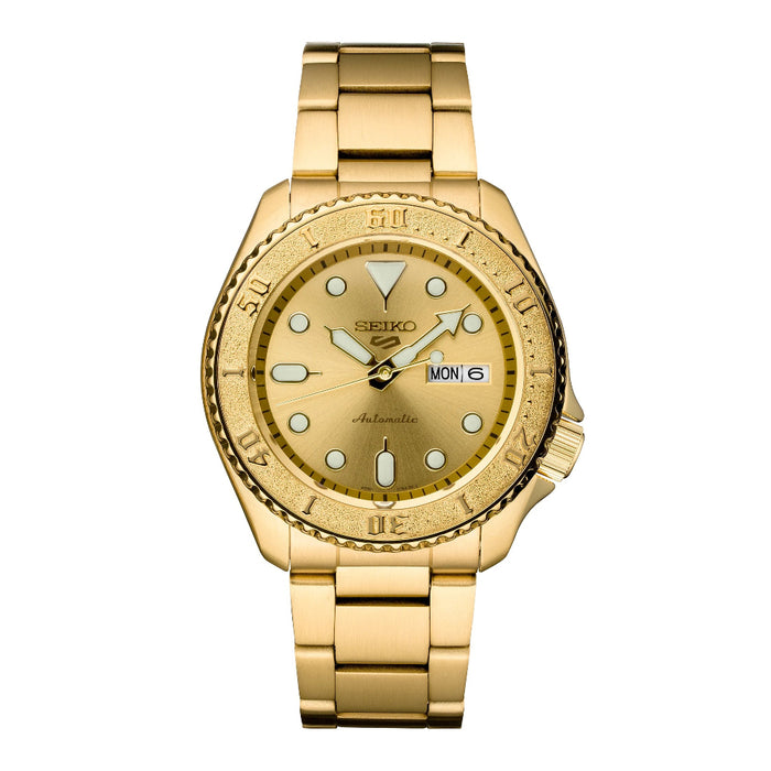 Seiko Men's Sports Gold-Tone Dial Watch - SRPE74