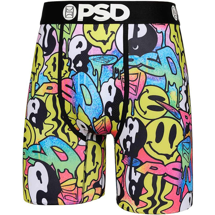 PSD Men's Multicolor Face Melter Boxer Briefs Small Underwear - 124180029-MUL-S