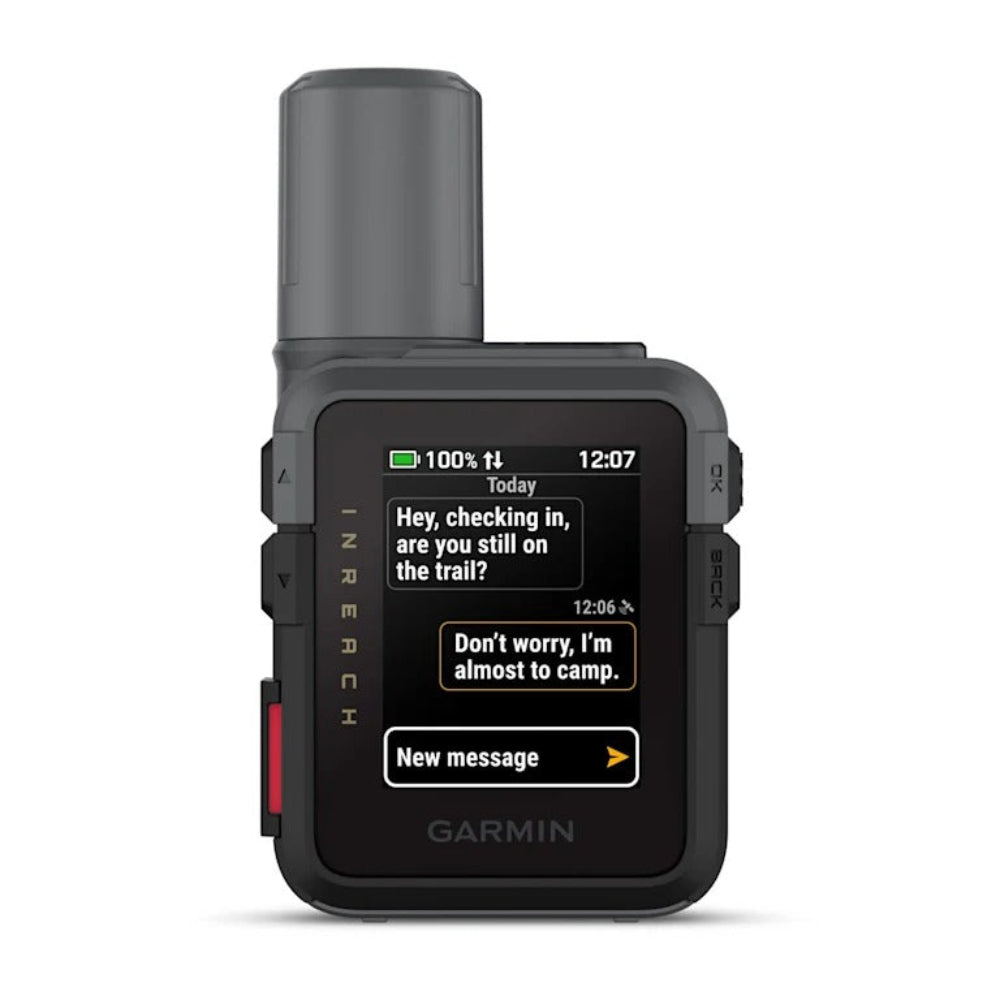 Garmin Unisex Black Rugged Compact Global Satellite Communicator With ...