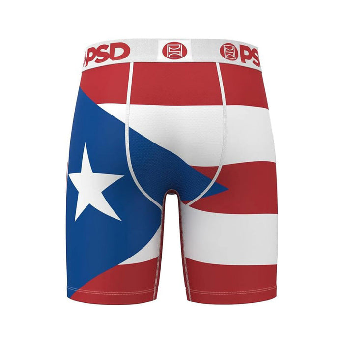 PSD Men's Multicolor Puerto Rico 7 Inch Inseam Moisture-Wicking 4-Way Stretch Boxer Briefs Medium Underwear - 424180124-MUL-M