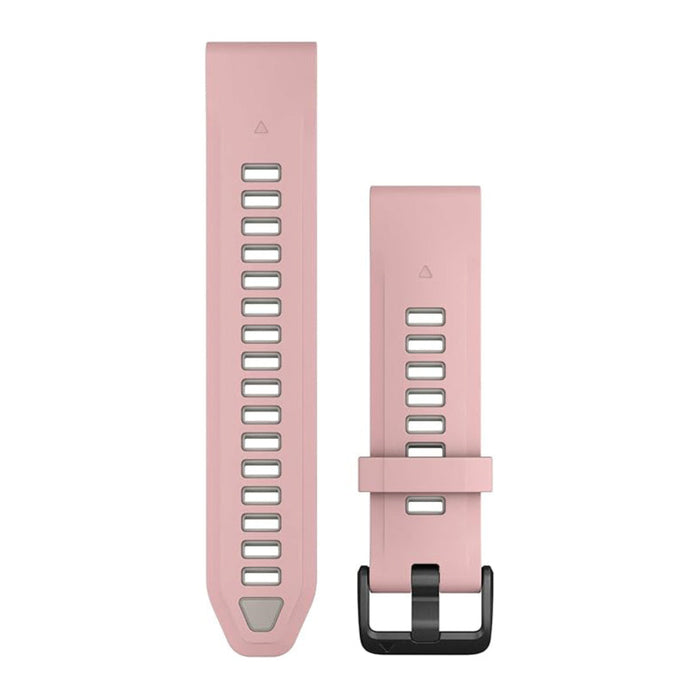 Garmin Unisex Dust Rose/Fog Gray Silicone 20MM QuickFit Watch Band - 010-13391-05