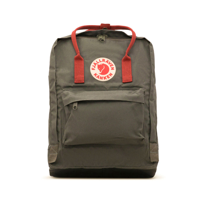 Fjallraven Unisex Large Two Tone Vinylon Fabric Kanken Forest Green Ox Red Backpack - F23510-660-326