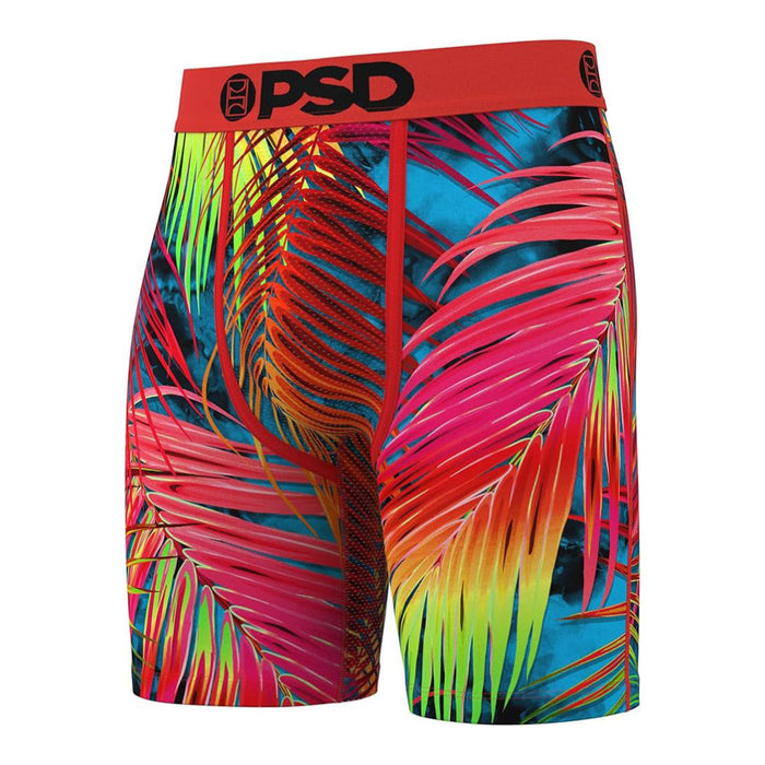 PSD Men's Multicolor Mystic Palms Boxer Briefs Large Underwear - 425180039-MUL-L