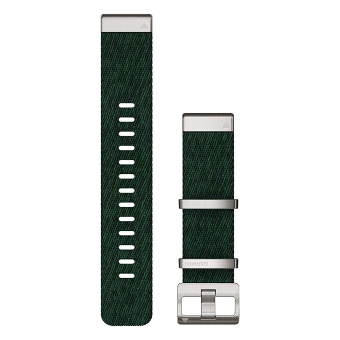 Garmin Unisex Pine Green Jacquard Weave Nylon 22MM QuickFit Watch Band - 010-13008-00