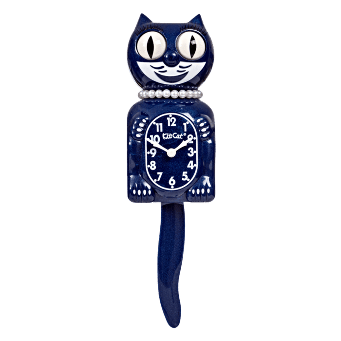 Kit-Cat Blue 15.5 Inches High Animal Theme Analog Quartz Wall Clock - LBC-48