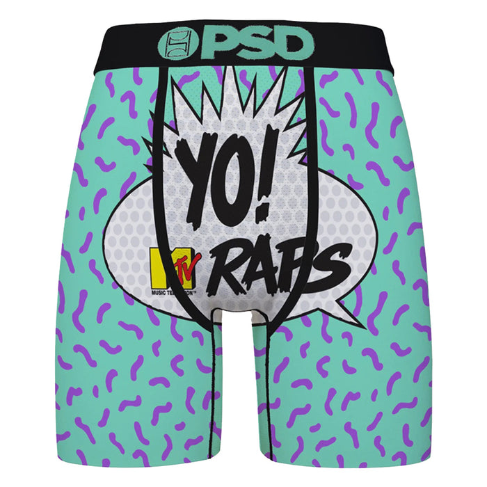PSD Men's Multicolor YMR Logo 90S Boxer Briefs Underwear - 223180076-MUL