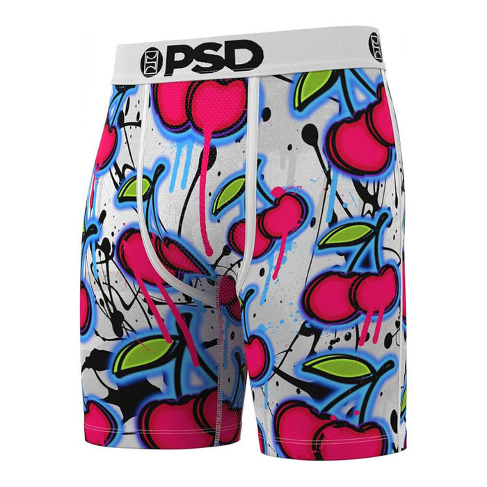PSD Men's Multicolor Cherry Mural Boxer Briefs Extra Large Underwear - 425180064-MUL-XL