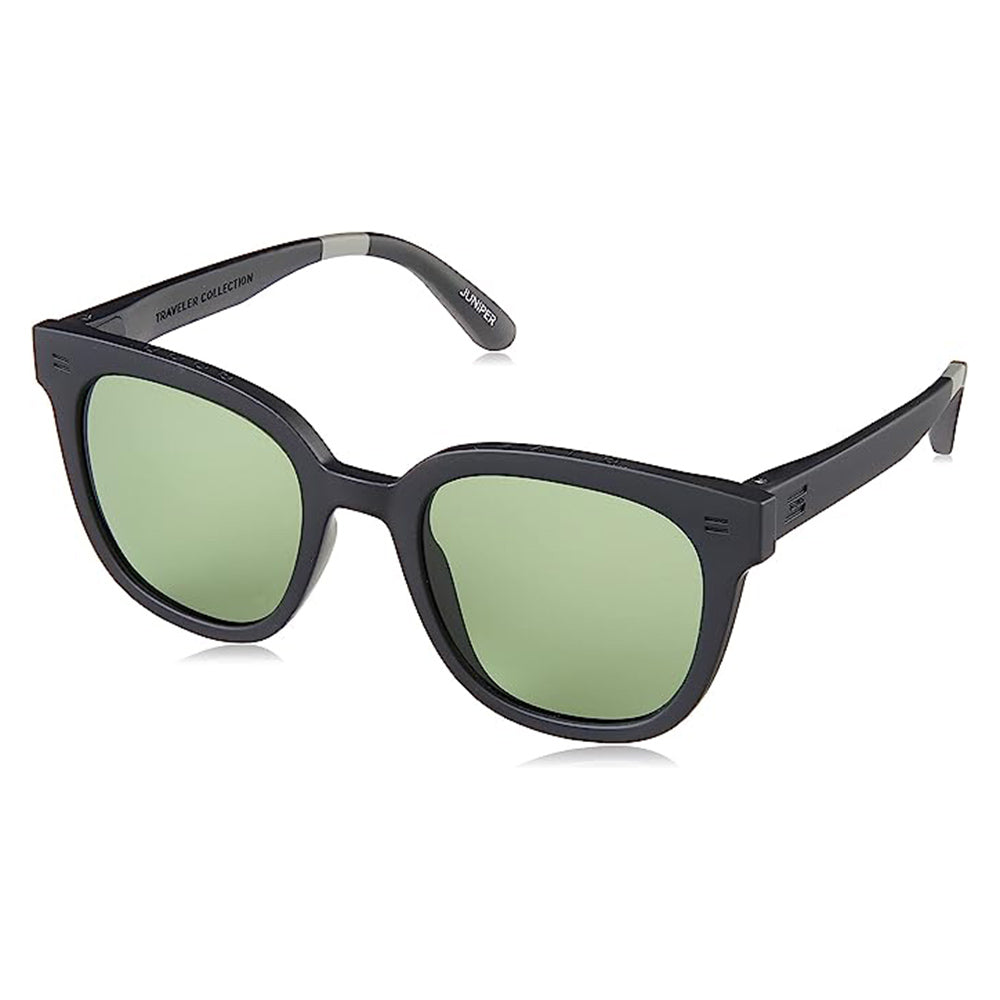 TOMS Women's Matte Black Frame Gray Green Lens Non-Polarized Juniper R ...