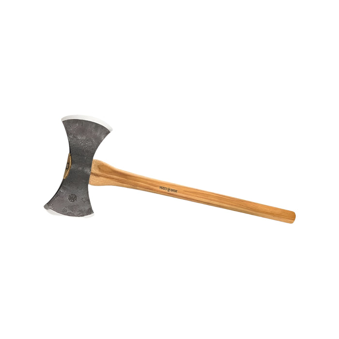 Hults Bruk Brown Wood Handle Motala Double-Steel Headed Axe - 840752