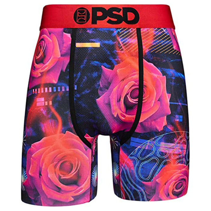 PSD Men's Multicolor Digi Rose Boxer Briefs Extra Large Underwear - 123180087-MUL-XL