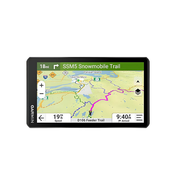 Garmin Tread® 2 Unisex Black 6 Inches Glove-Friendly Display Built For Extreme Weather Preloaded Mapping Snowmobile Trails For U.S. And Canada Powersport Navigator - 010-02972-00