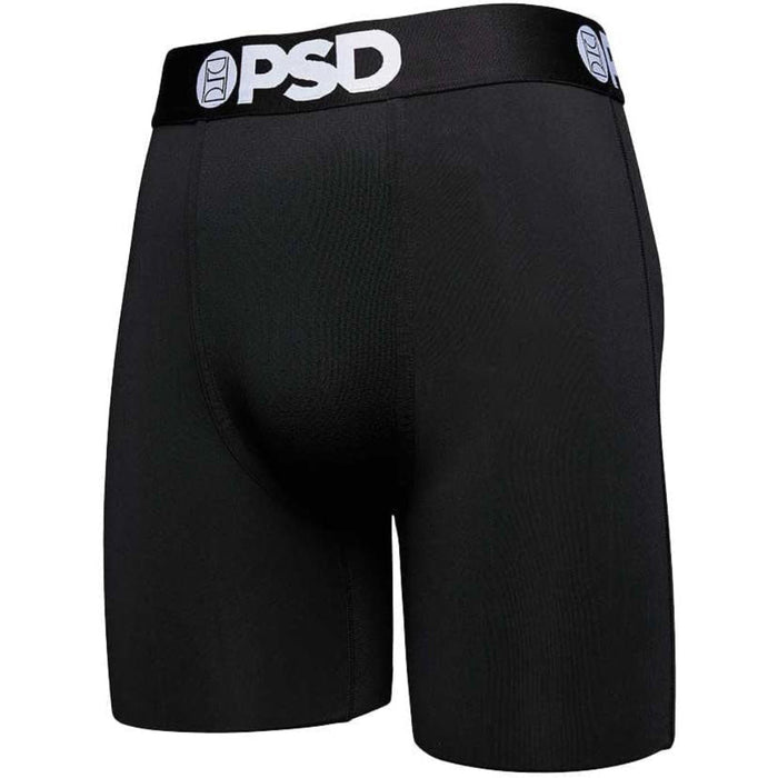 PSD Men's Solids Black Boxer Briefs Underwear - 321180118-BLK