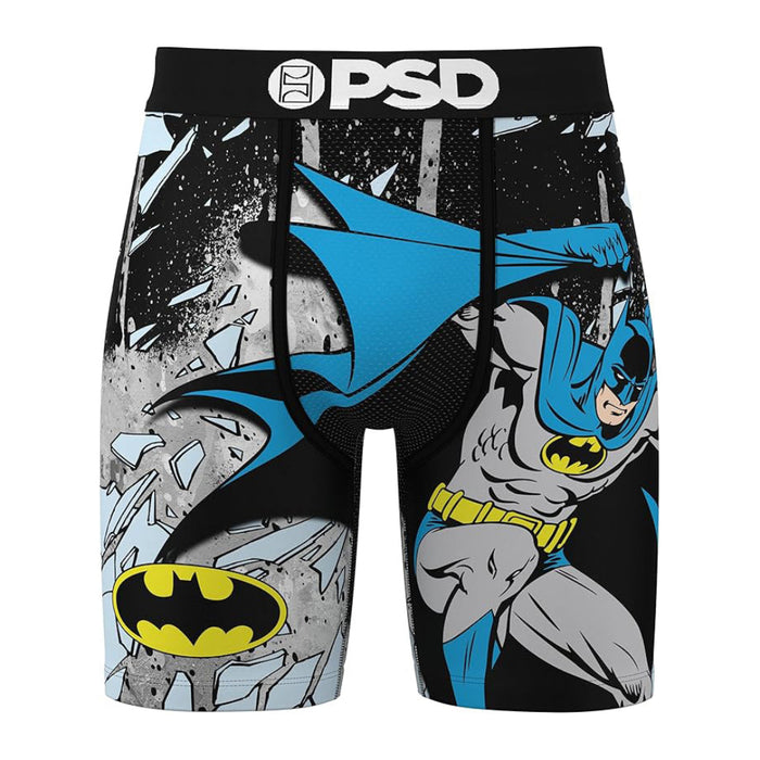 PSD Men's Multicolor Batman Shatter Boxer Briefs Large Underwear - 324180119-MUL-L