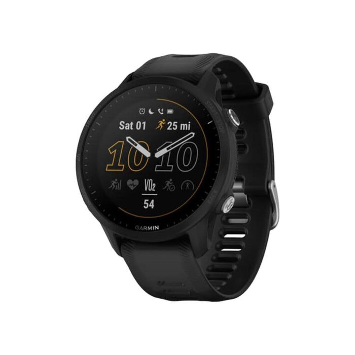 Garmin Forerunner® 955 Unisex Black Tailored To Triathletes Long Lasting Battery GPS Running Smartwatch - 010-02638-10