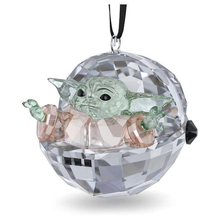 Swarovski Unisex Multicolored Crystals Star Wars The Mandalorian Grogu Ornament For Hanging Decoration - 5652545