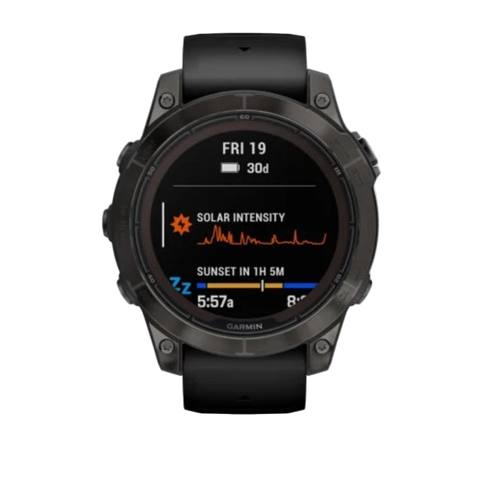 Garmin fenix 7 Pro Sapphire Solar Built-in Flashlight Solar Charging Capability Black Multisport GPS Smartwatch - 010-02777-10