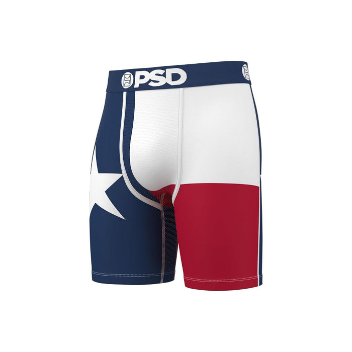 PSD Men's Multicolor Texas 7 Inch Inseam Moisture-Wicking 4-Way Stretch Boxer Briefs Small Underwear - 424180122-MUL-S
