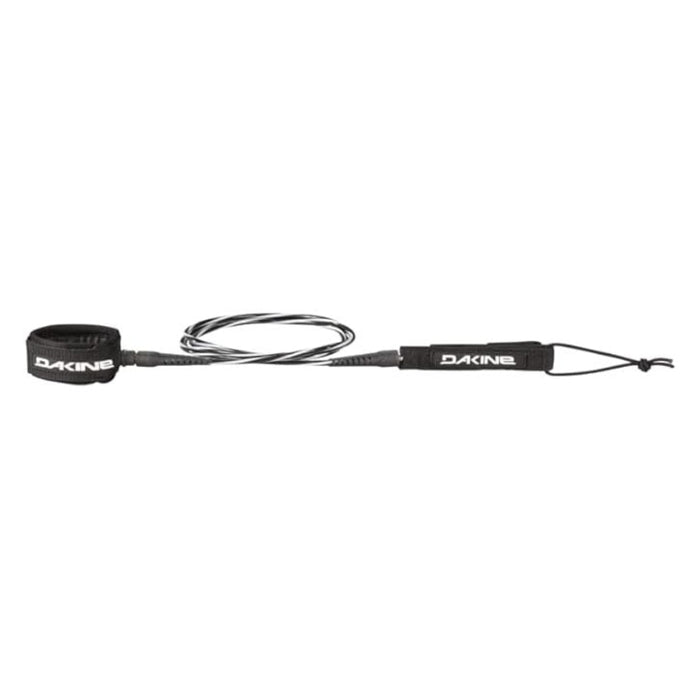 Dakine Unisex Black/White Procomp 6Ft X 3/16In Surf Leash - 10002906-BLACK/WHITE