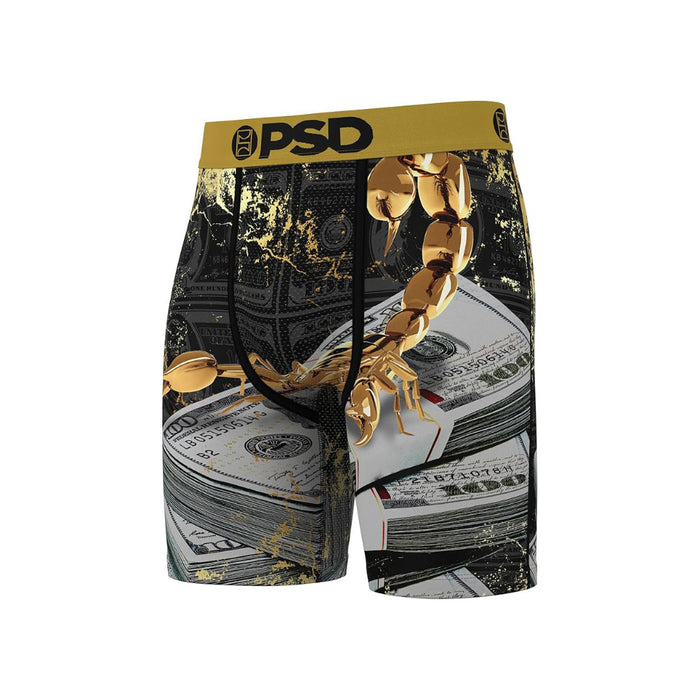 PSD Men's Multicolor Gold Scorp Boxer Briefs Small Underwear - 125180060-MUL-S