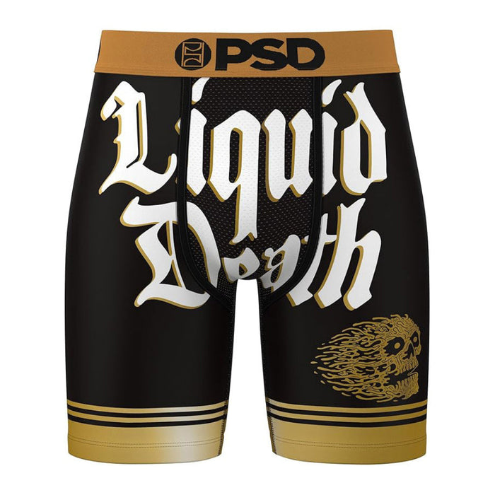 PSD Men's Multicolor Liquid Death Blk Boxer Brief Small Underwear - 224180263-MUL-S