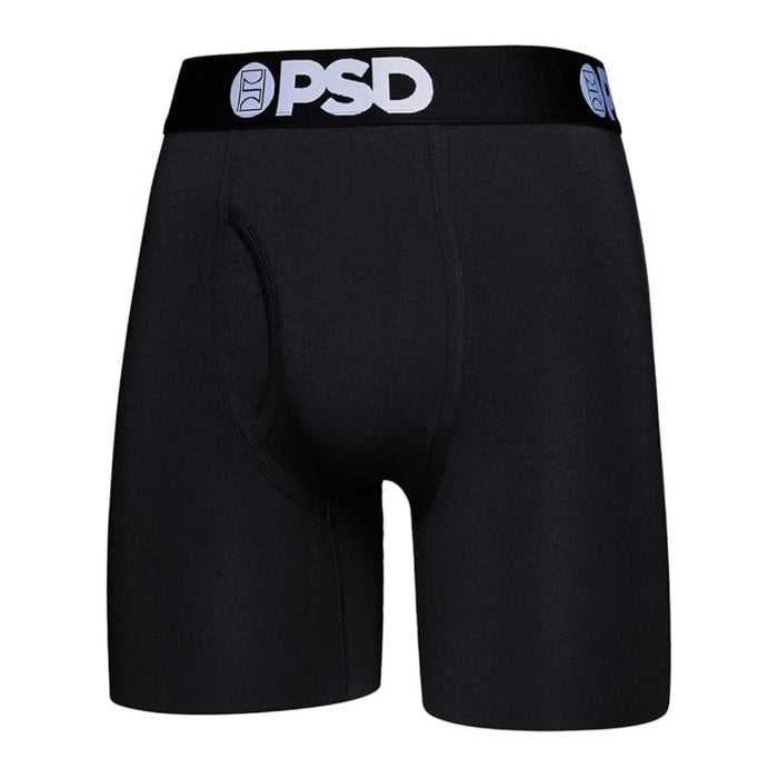 PSD Men's Black Modal 7 Inch Inseam Moisture-Wicking Boxer Briefs Large Underwear - 32218066-BLK-L