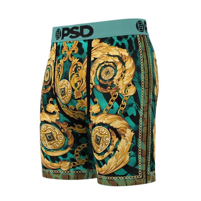 PSD Men's Multicolor Regal Cheetah Boxer Briefs Small Underwear - 424180059-MUL-S