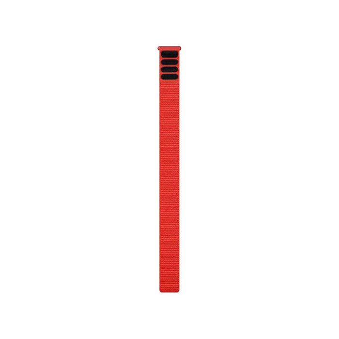 Garmin Unisex Flame Red Ultrafit Nylon Strap 22 mm Watch Band - 010-13306-12