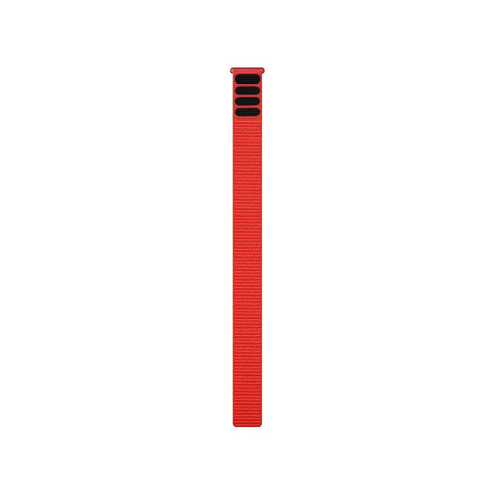 Garmin Unisex Flame Red Ultrafit Nylon Strap 22 mm Watch Band - 010-13306-12