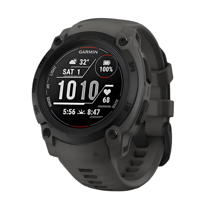 Garmin Instinct® E 40 MM Unisex Charcoal 24/7 Health Monitoring Wrist-Based Heart Rate Up To 16 Days Of Battery Life Rugged Outdoor GPS Smartwatch - 010-02932-00