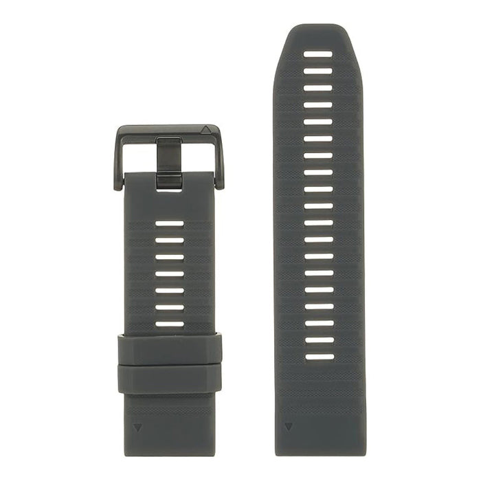 Garmin Unisex Slate Gray Silicone 26 MM QuickFit Watch Band - 010-12864-20