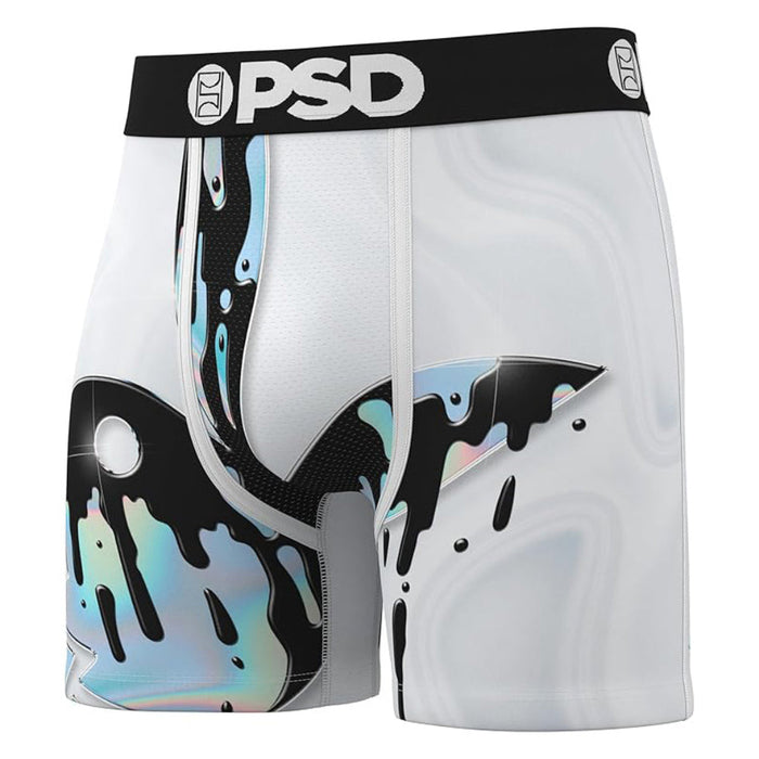 PSD Men's Multicolor Playboy Slick Mid Length Boxer Briefs Extra Large Underwear - 425180120-MUL-XL