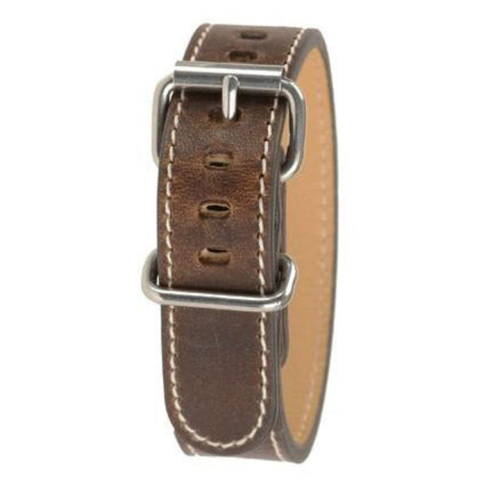 Bertucci Horween Unisex NutBrown Leather 19mm Watch Band - B-234M