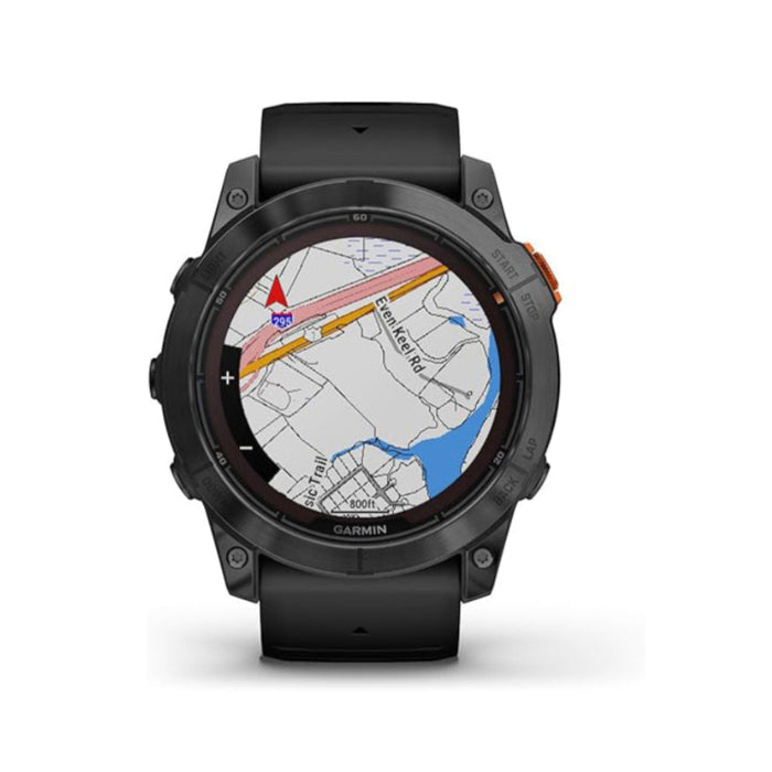 Garmin Men's Black Built-in Flashlight Solar Charging Capability Fēnix 7X Pro Solar Edition (No Wi-Fi) Multisport GPS Smartwatch - 010-02778-02