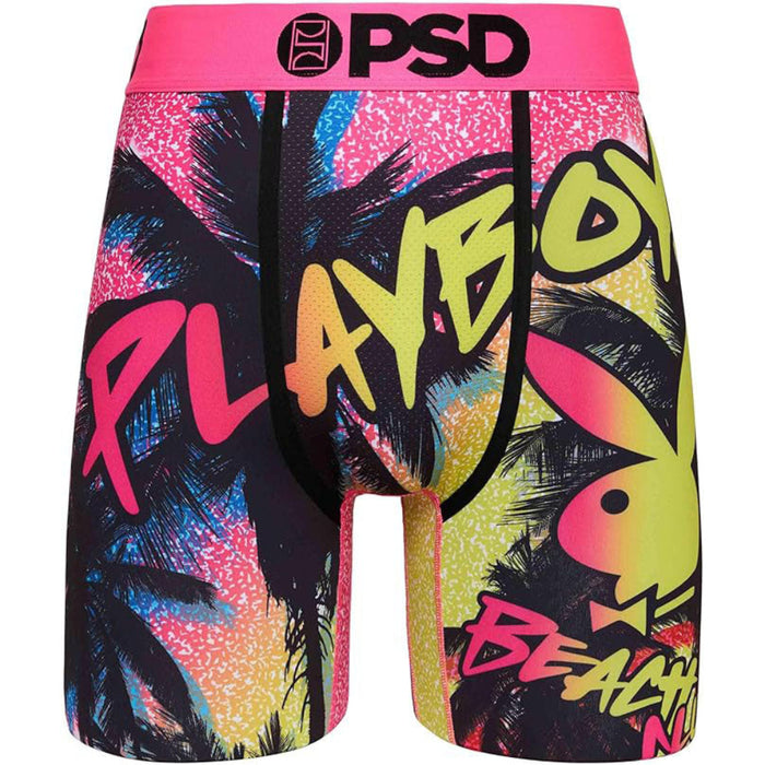 PSD Men's Multicolor Playboy Beach Club Boxer Briefs Medium Underwear - 124180093-MUL-M