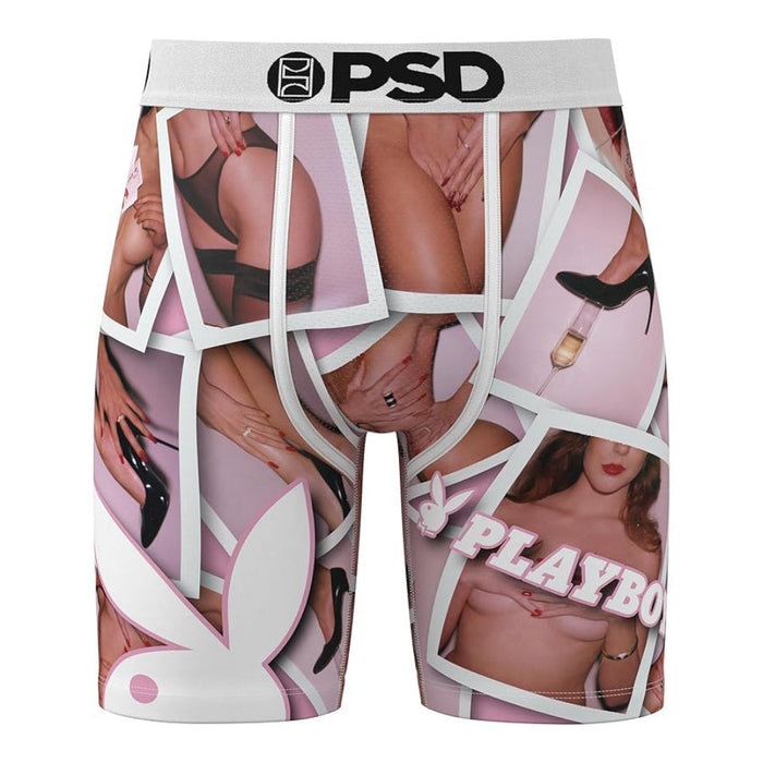 PSD Men's Multicolor Playboy Frames Boxer Briefs Large Underwear - 324180003-MUL-L