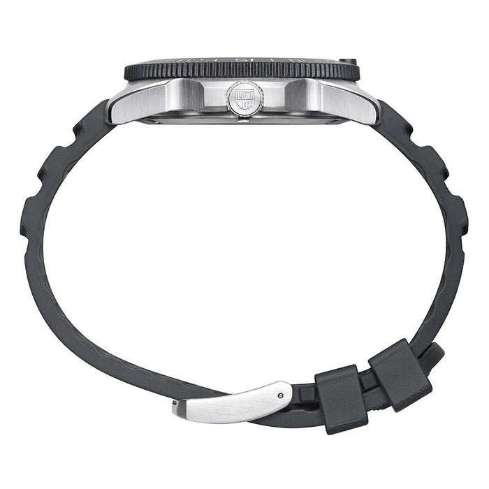 Luminox Men's Navy Seal Pacific Diver 3120 Series Black Silicone Band Black Dial Quartz Analog Watch - XS.3121