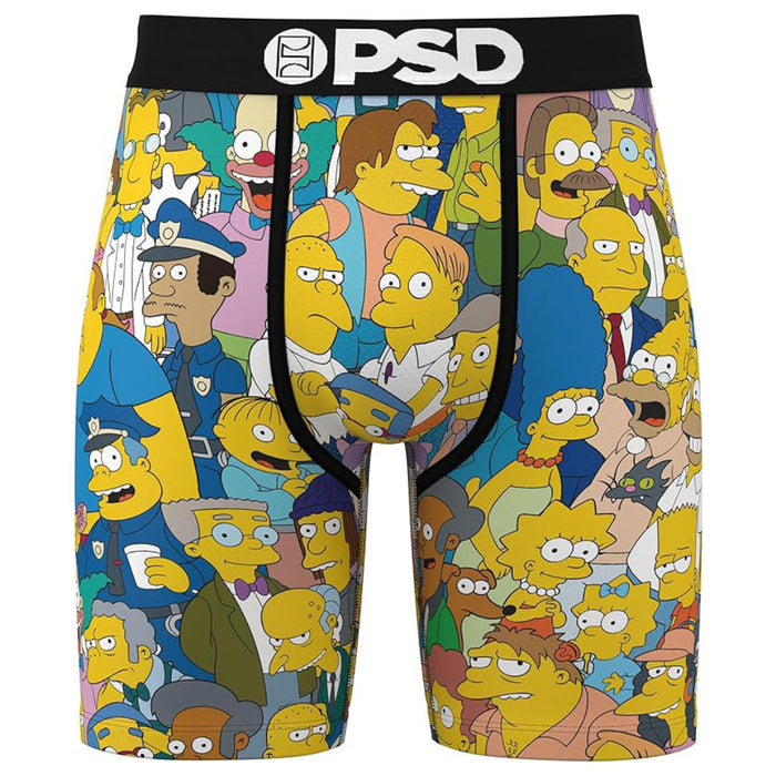 PSD Men's Multicolor Simpsons Squad Boxer Briefs Extra Large Underwear - 224180106-MUL-XL