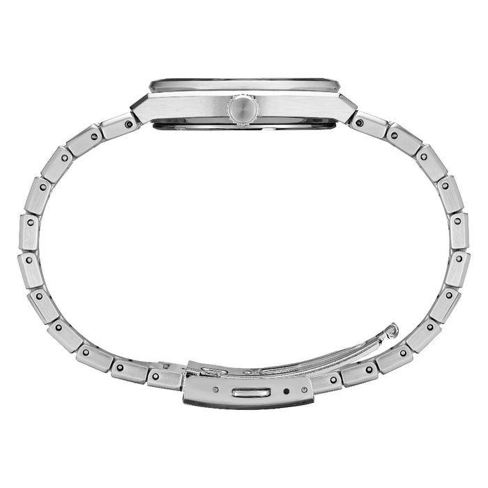 Seiko Women's Silver Dial Silver Stainless Steel Band Analog Quartz Watch - SUR573