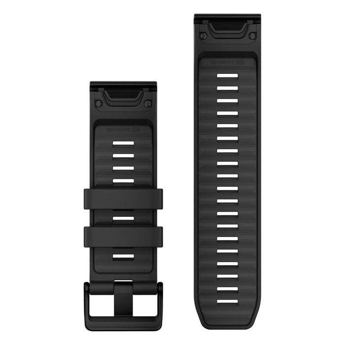 Garmin Unisex Black Silicone 26MM QuickFit Watch Band - 010-13393-02