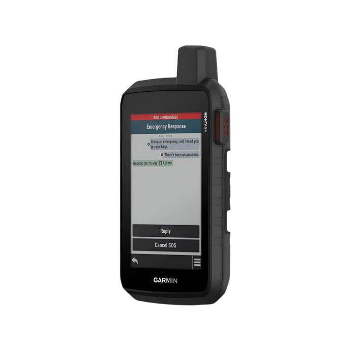 Garmin Montana® 710i Unisex Black Satellite Imagery And Maps For Routing On Roads Or Trails Rugged GPS Handheld Navigator With Built-in InReach® Technology For SOS And 2-way Texts In Remote Areas - 010-02964-00