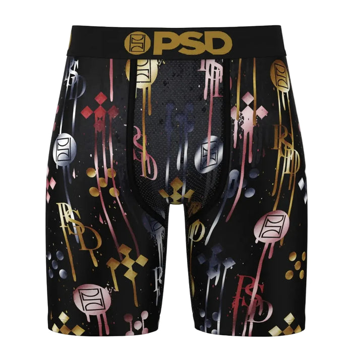 PSD Men's Multicolor Dark Metal Luxe Boxer Briefs Small Underwear - 424180052-MUL-S