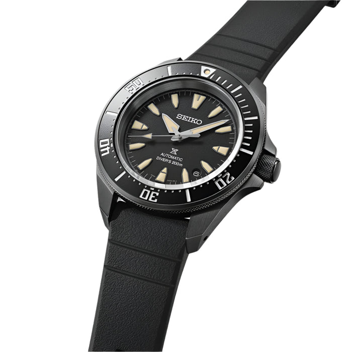 Seiko Prospex Sea Men's Black Dial Black Silicone Band Automatic Watch - SRPL15