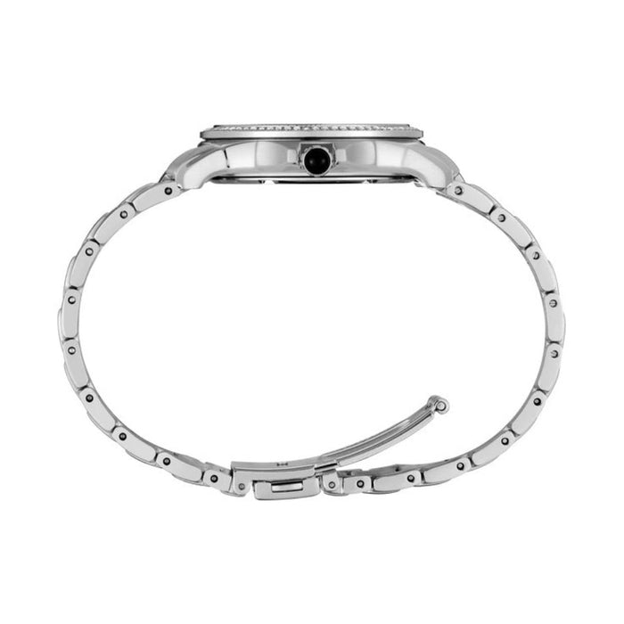 Seiko Coutura Collection Women's Blue Dial Silver Stainless Steel Band Quartz Watch - SUR591