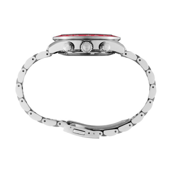 Seiko Prospex Speedtimer Solar Chronograph U.S. Special Edition Men's White Dial White Stainless Steel Band Solar Quartz Watch - SSC945