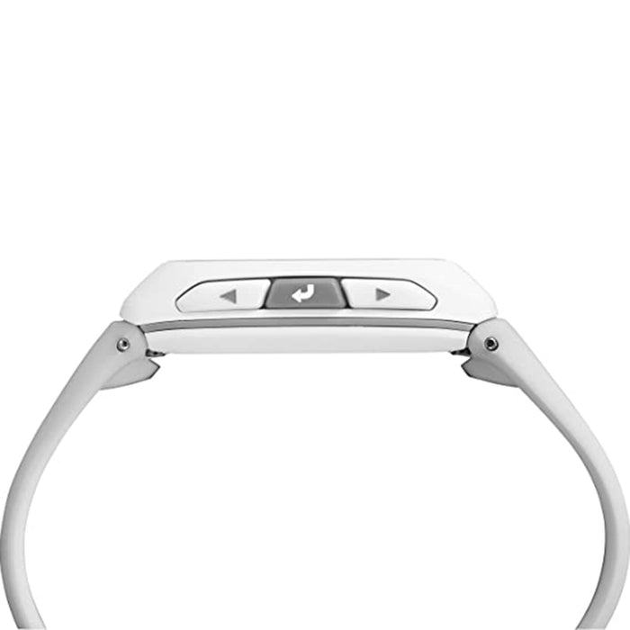 Timex Ironman Unisex White Dial Silicone Band Digital Quartz Watch - TW5M119